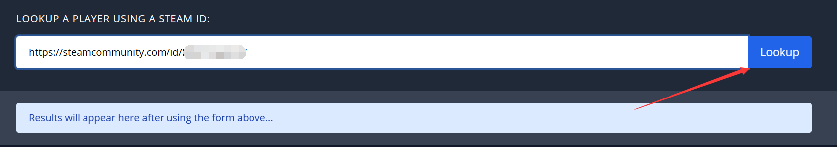 SteamID转换网站界面